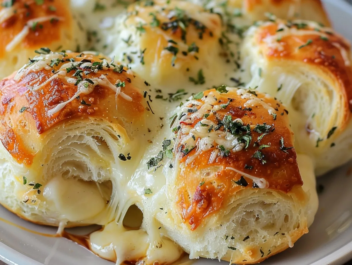 Pillsbury Biscuit Garlic Butter Cheese Bombs