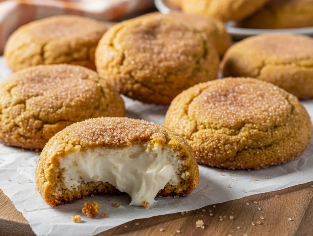 Pumpkin Cheesecake Cookies