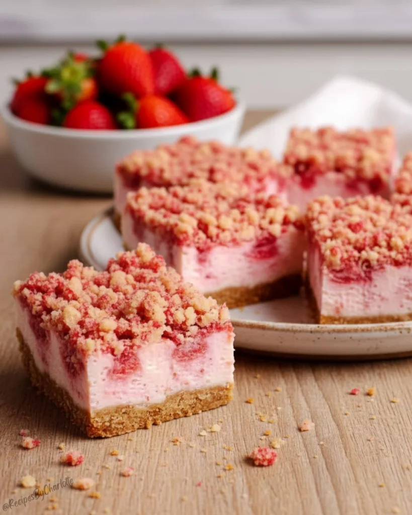 Strawberry Cheesecake Bars 1