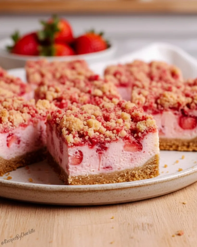 Strawberry Cheesecake Bars 2