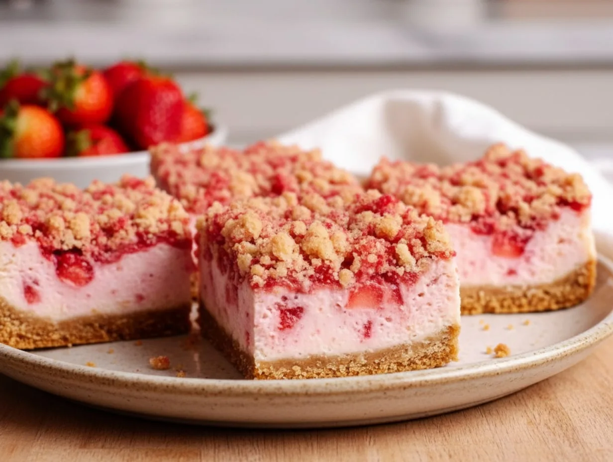 Strawberry Cheesecake Bars