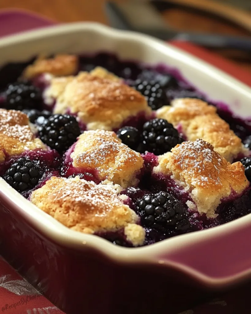 Blackberry Cobbler 1