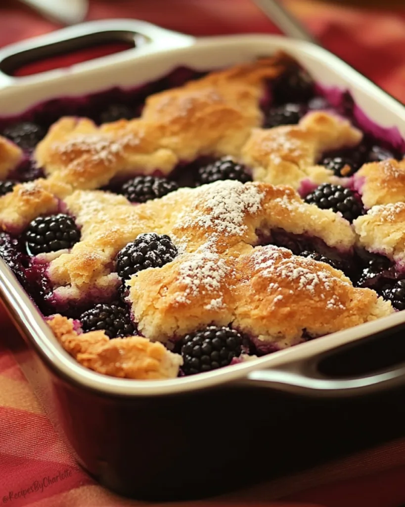 Blackberry Cobbler 3