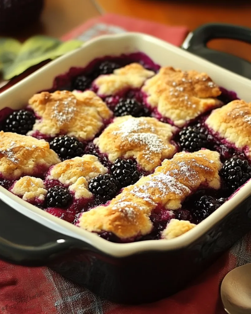 Blackberry Cobbler 4