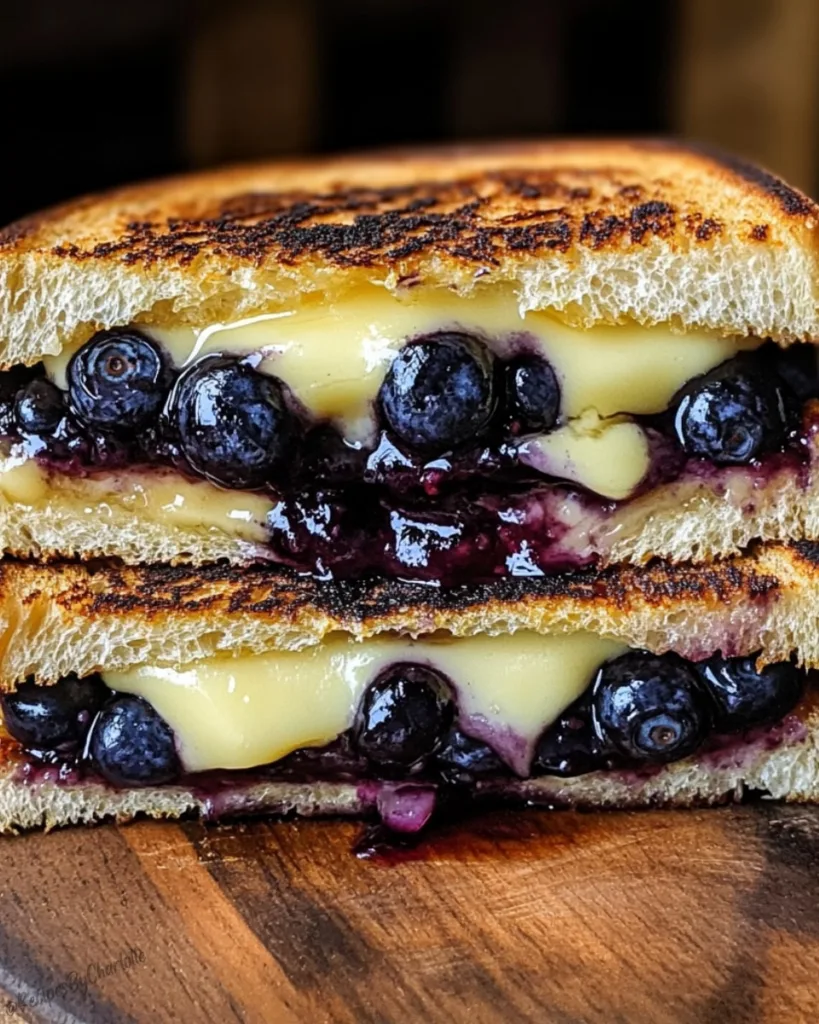 Blueberry Brie Grilled Cheese 2