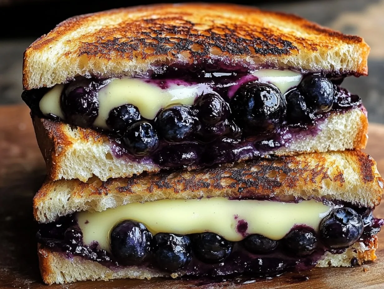 Blueberry Brie Grilled Cheese