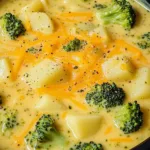 Broccoli Cheddar Potato Soup Recipe