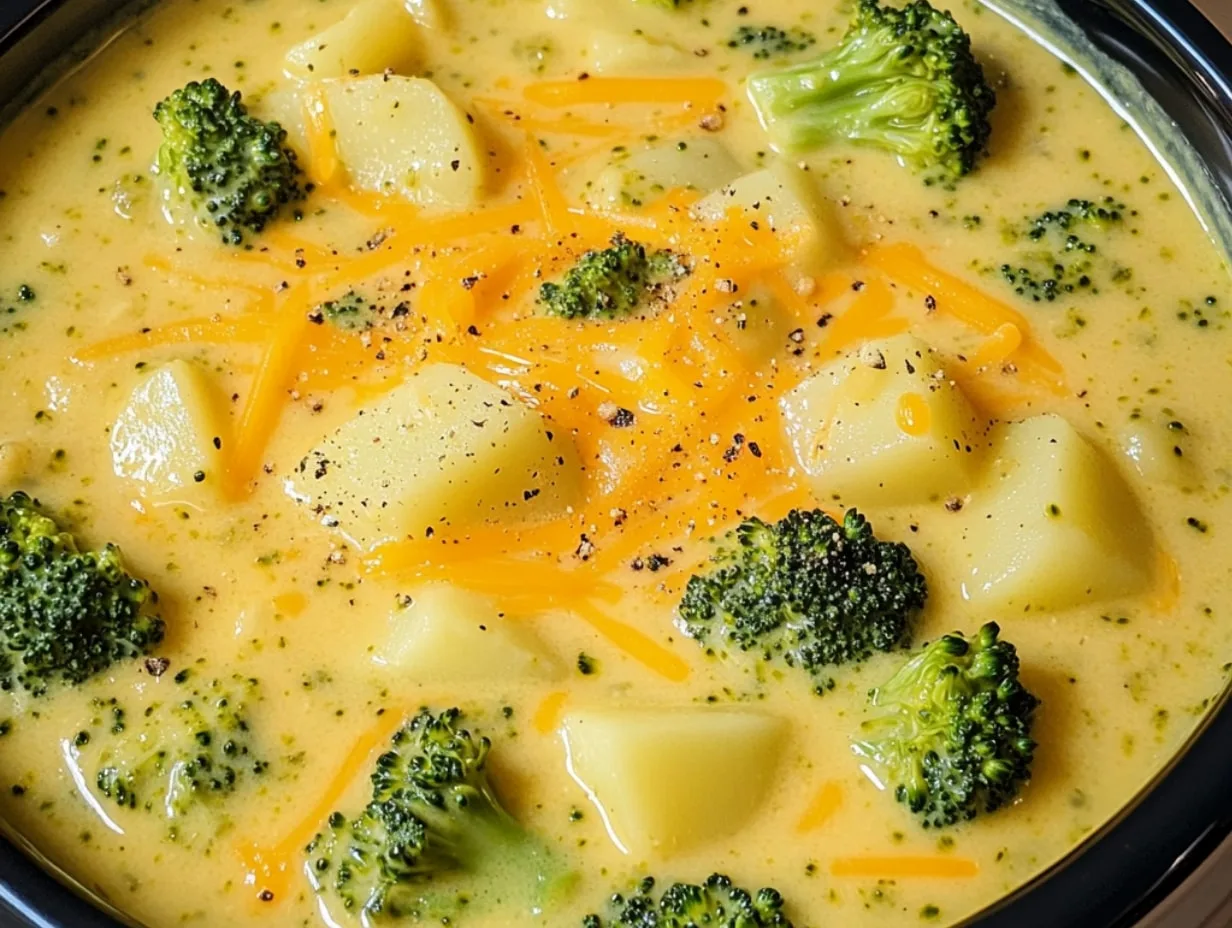 Broccoli Cheddar Potato Soup