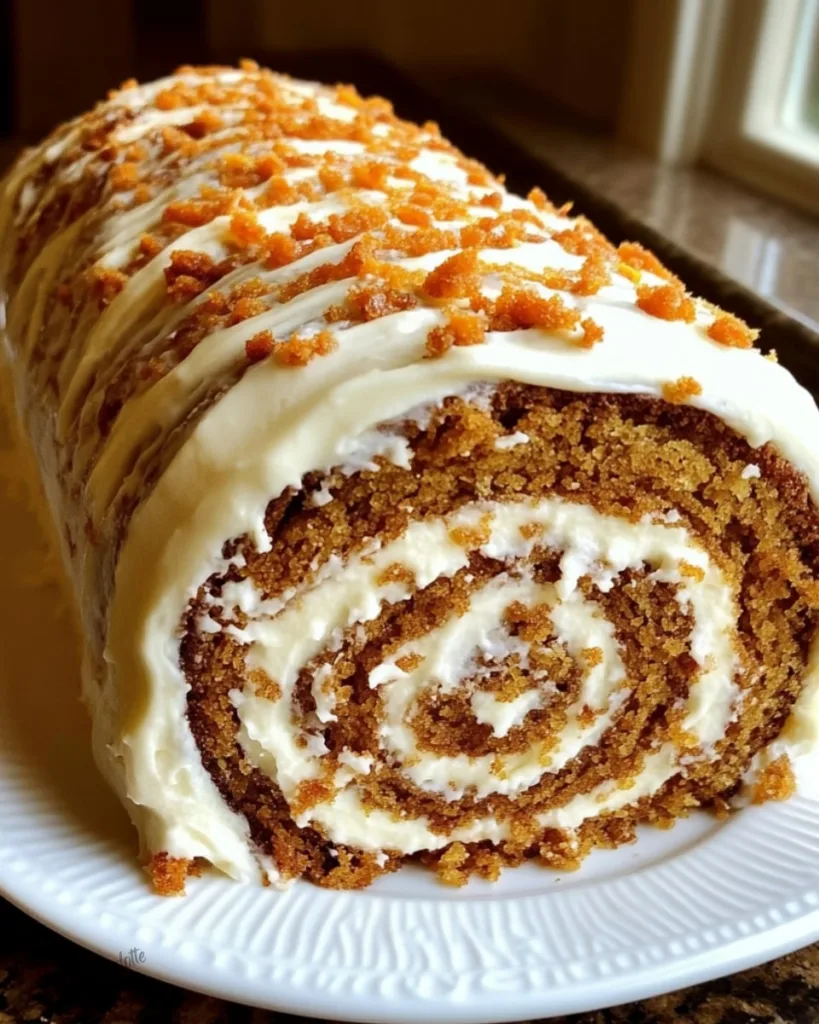 Carrot Cake Roll 1
