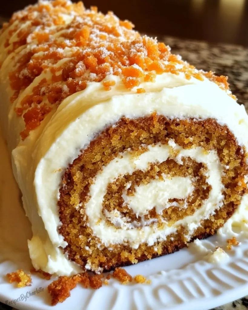 Carrot Cake Roll 2