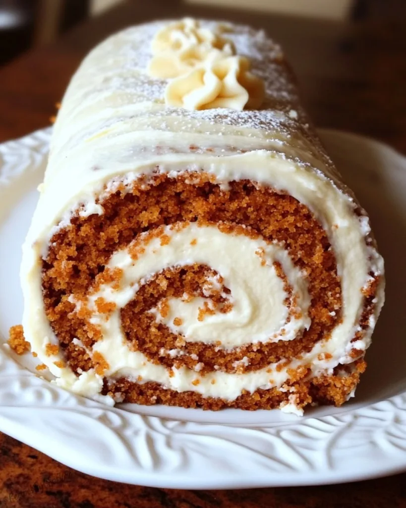 Carrot Cake Roll 3