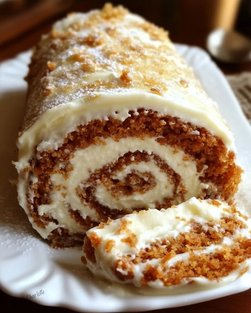 Carrot Cake Roll 4