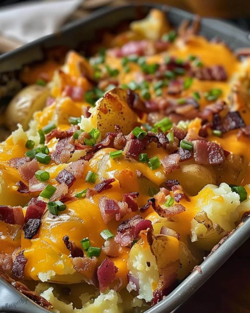 Chicken Bacon Ranch Potato Bake 1