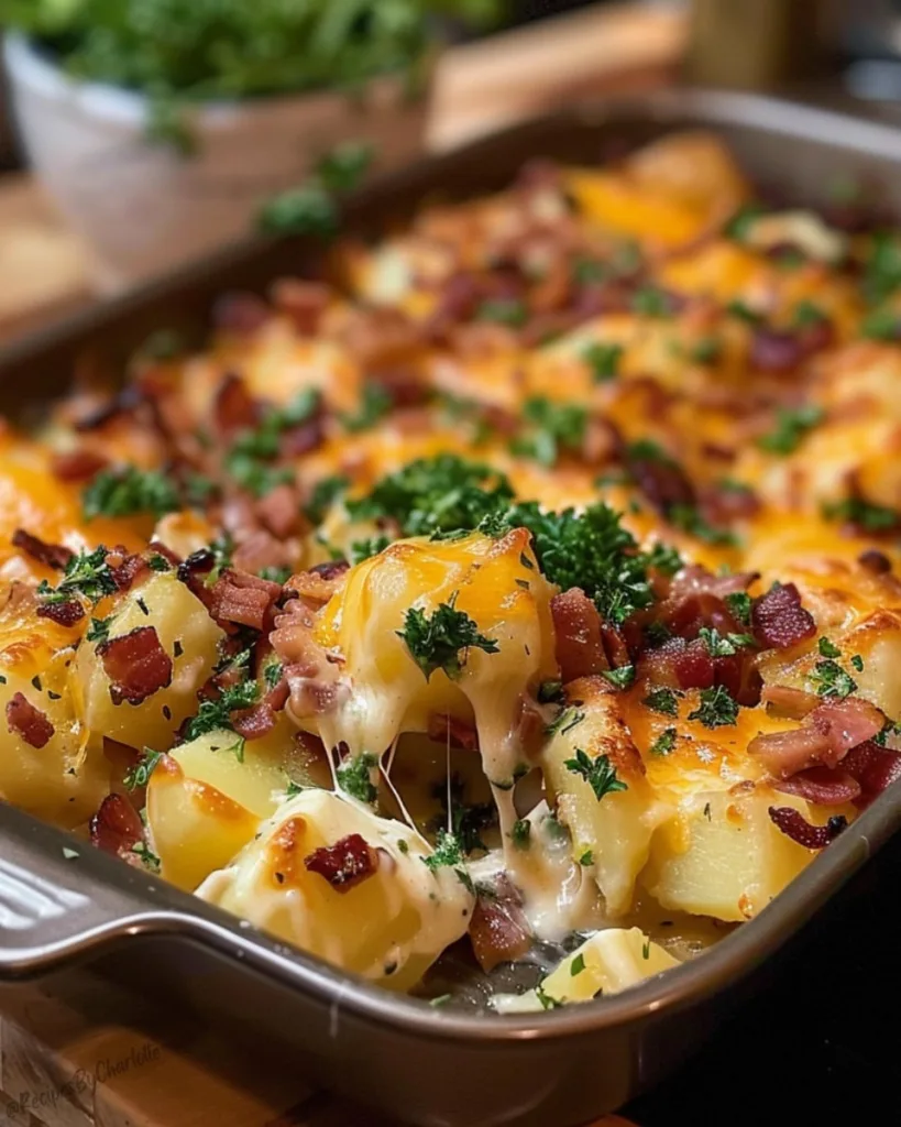 Chicken Bacon Ranch Potato Bake 3
