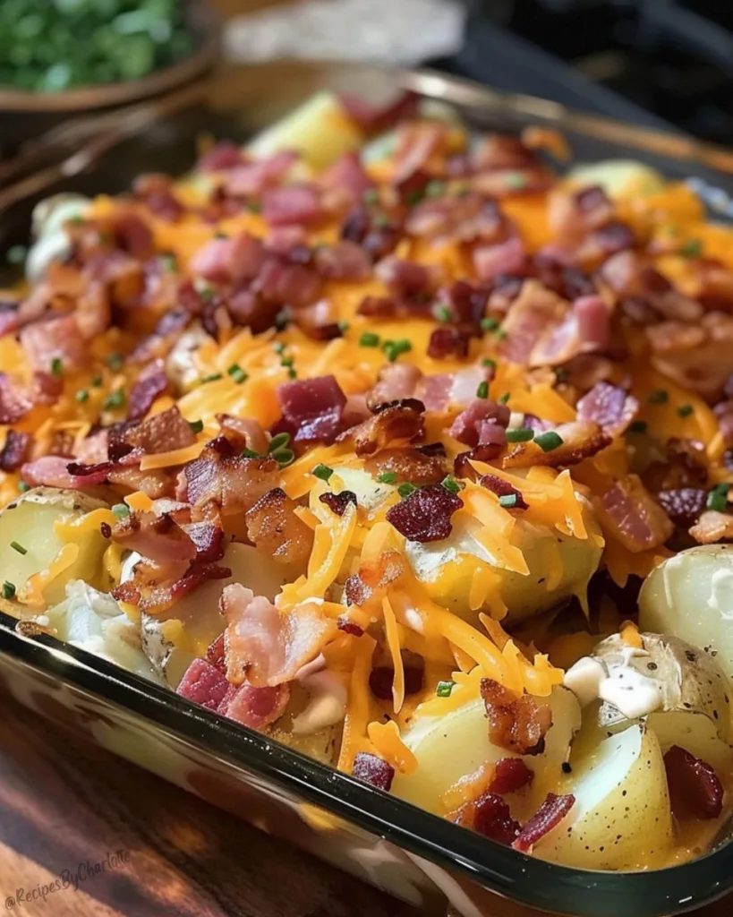 Chicken Bacon Ranch Potato Bake 4