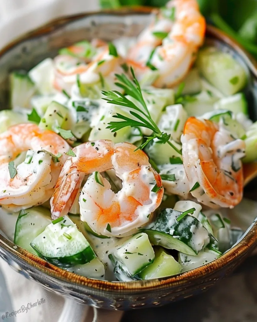 Cucumber Shrimp Salad 2