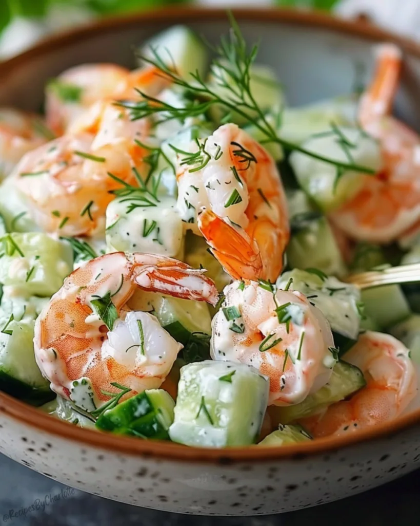 Cucumber Shrimp Salad 3