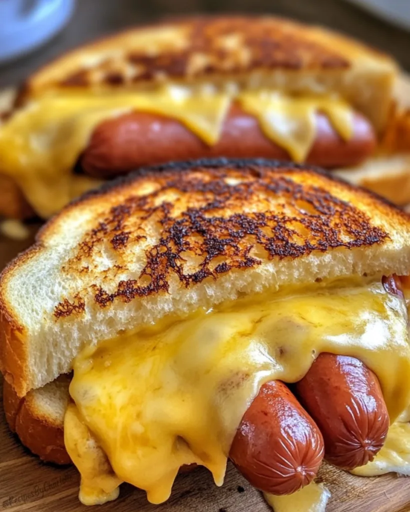 Grilled Cheese Hot Dogs 2