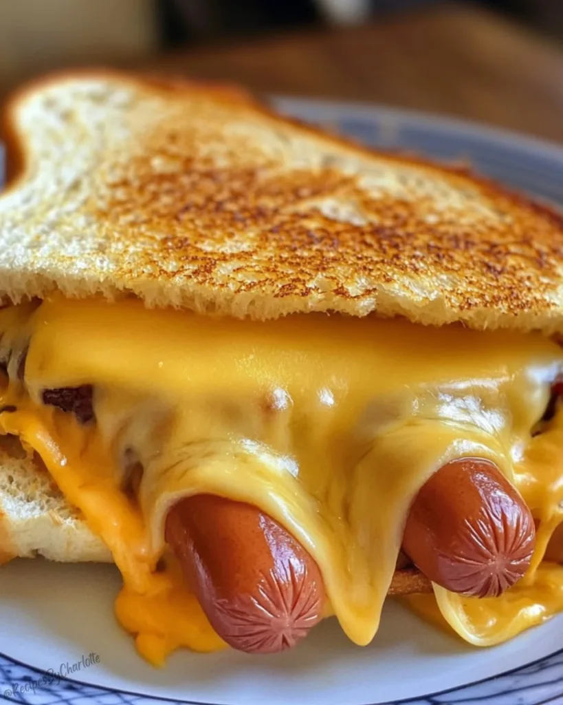 Grilled Cheese Hot Dogs 4