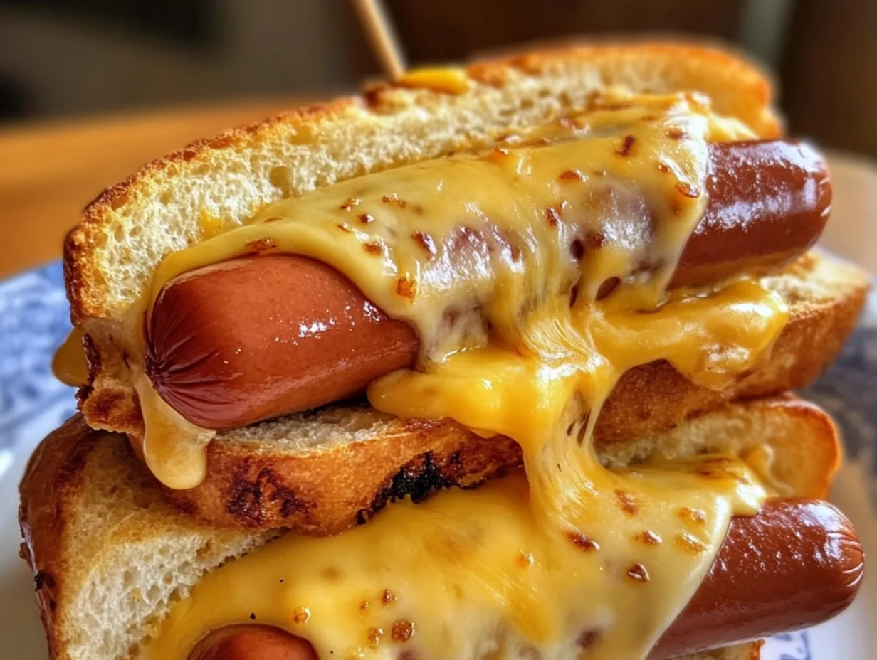 Grilled Cheese Hot Dogs