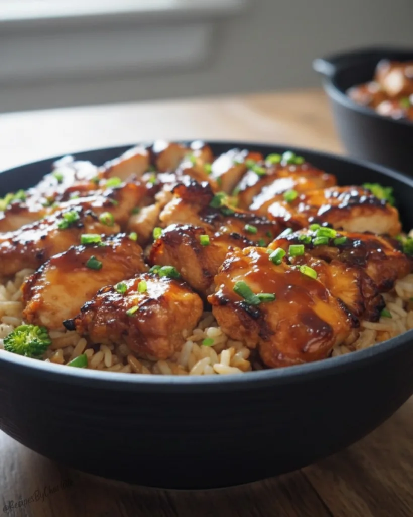 Honey BBQ Chicken and Rice 3