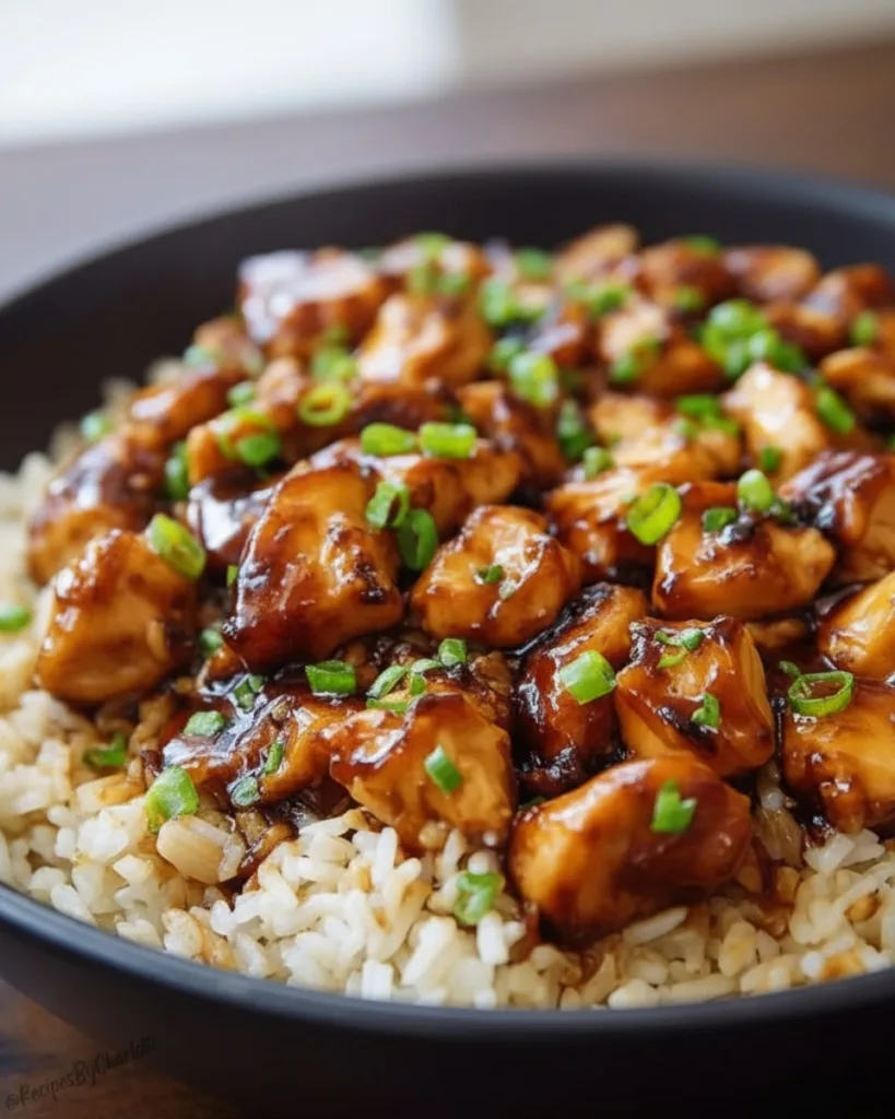 Honey BBQ Chicken and Rice 4