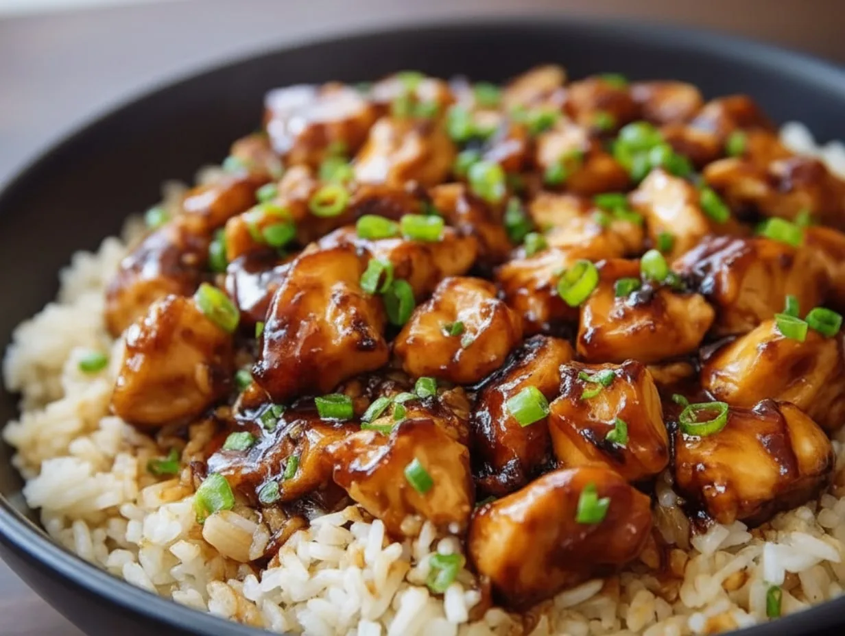 Honey BBQ Chicken and Rice