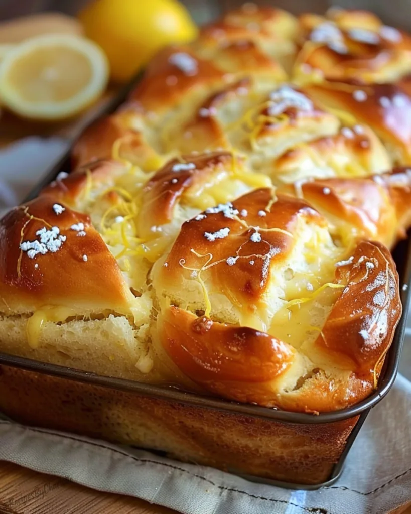 Lemon Cream Cheese Bread 1