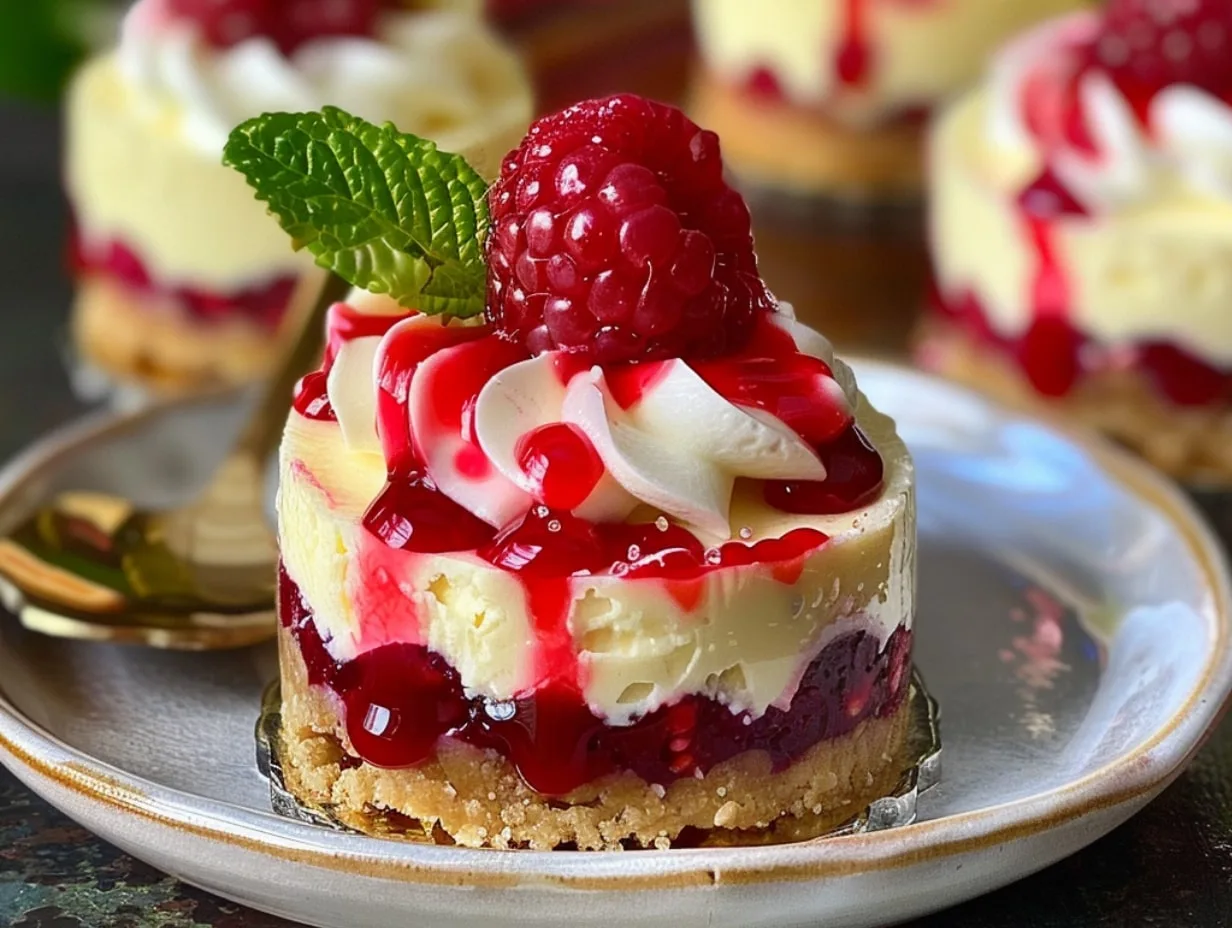 Lemon Raspberry Cheesecake