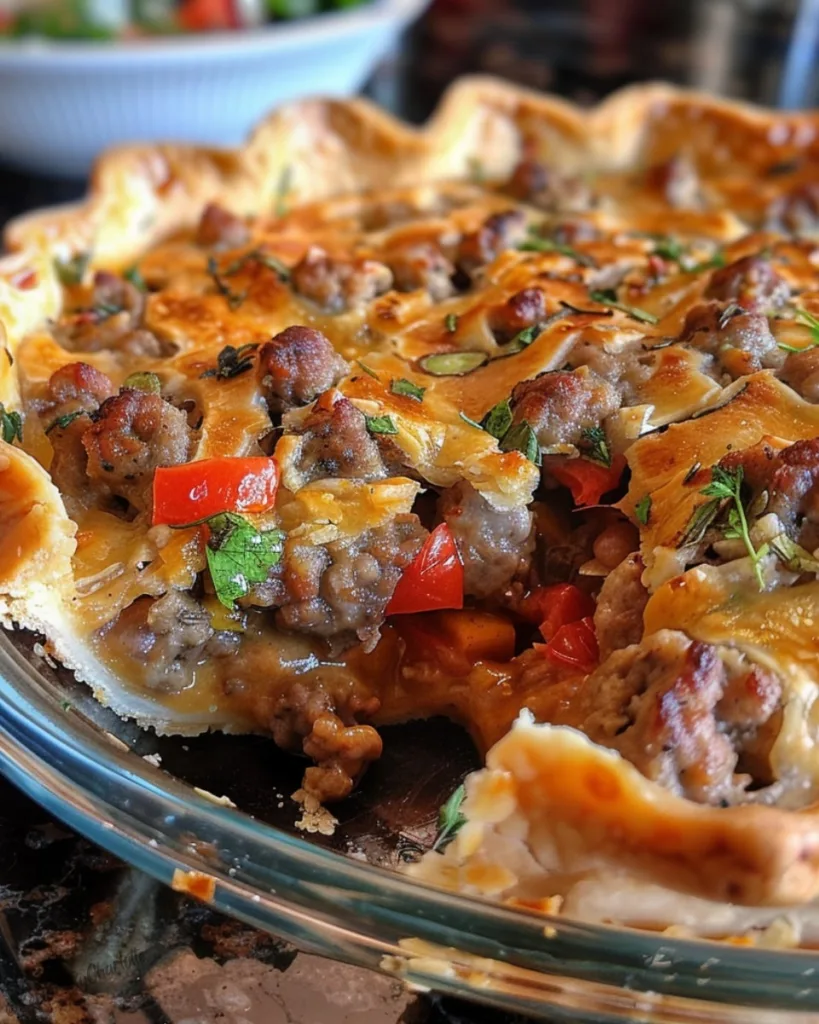 Monterey Sausage Pie 3