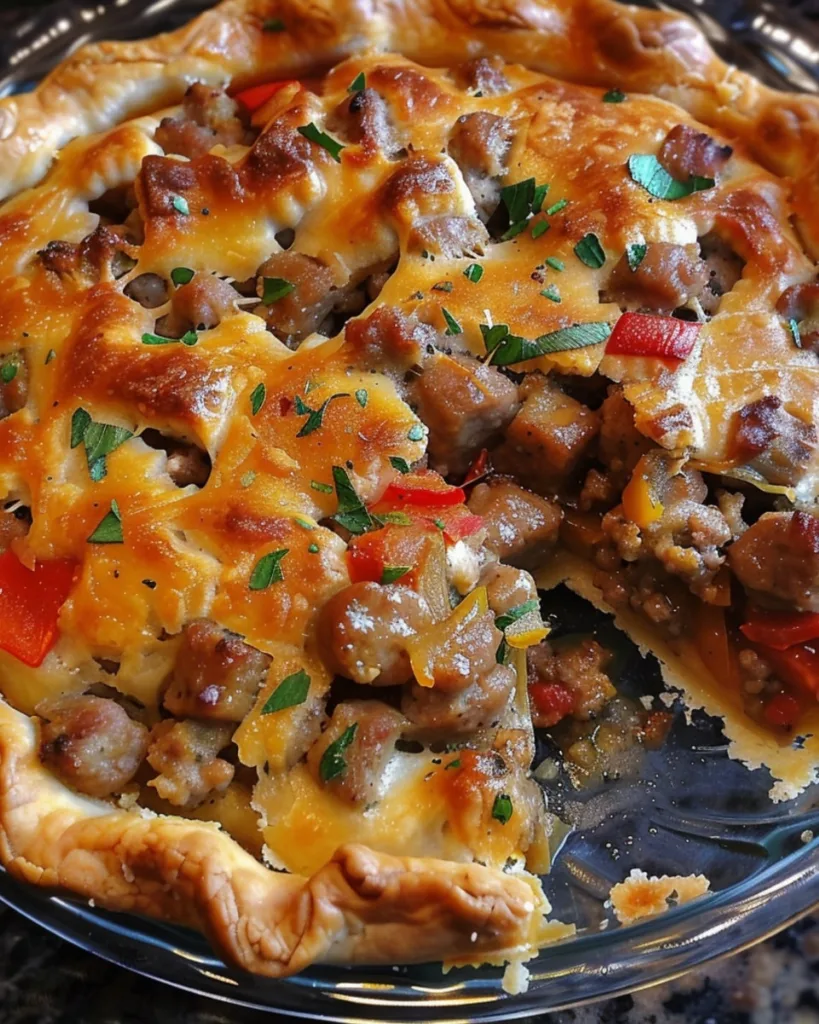 Monterey Sausage Pie 4
