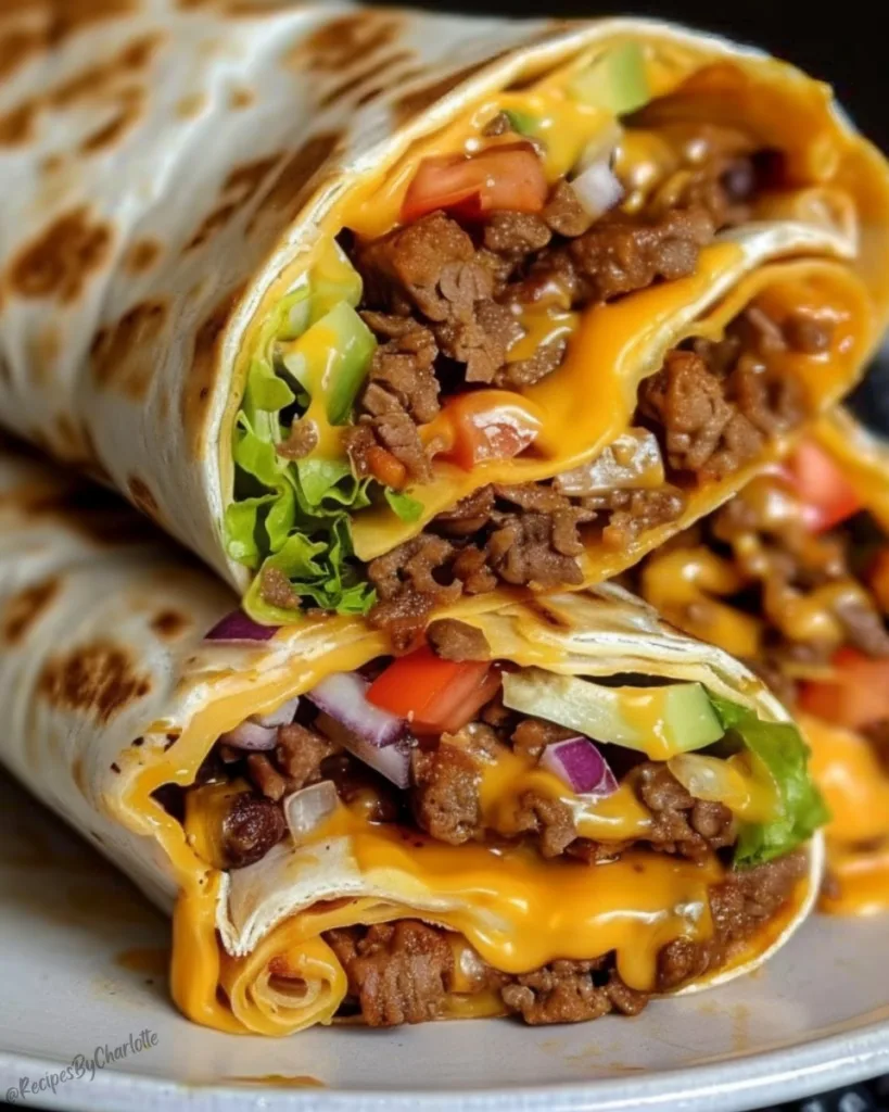 Nacho Cheese Beef Wraps 1