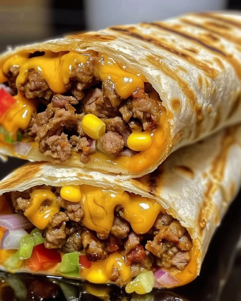 Nacho Cheese Beef Wraps 2