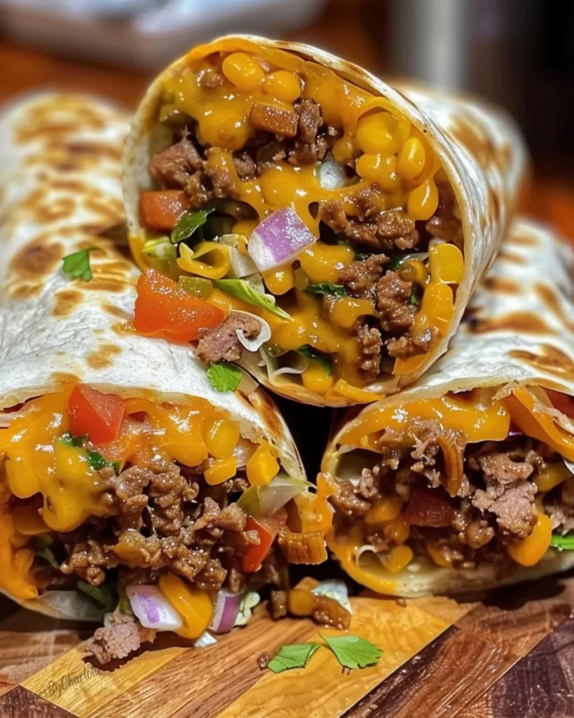 Nacho Cheese Beef Wraps 3