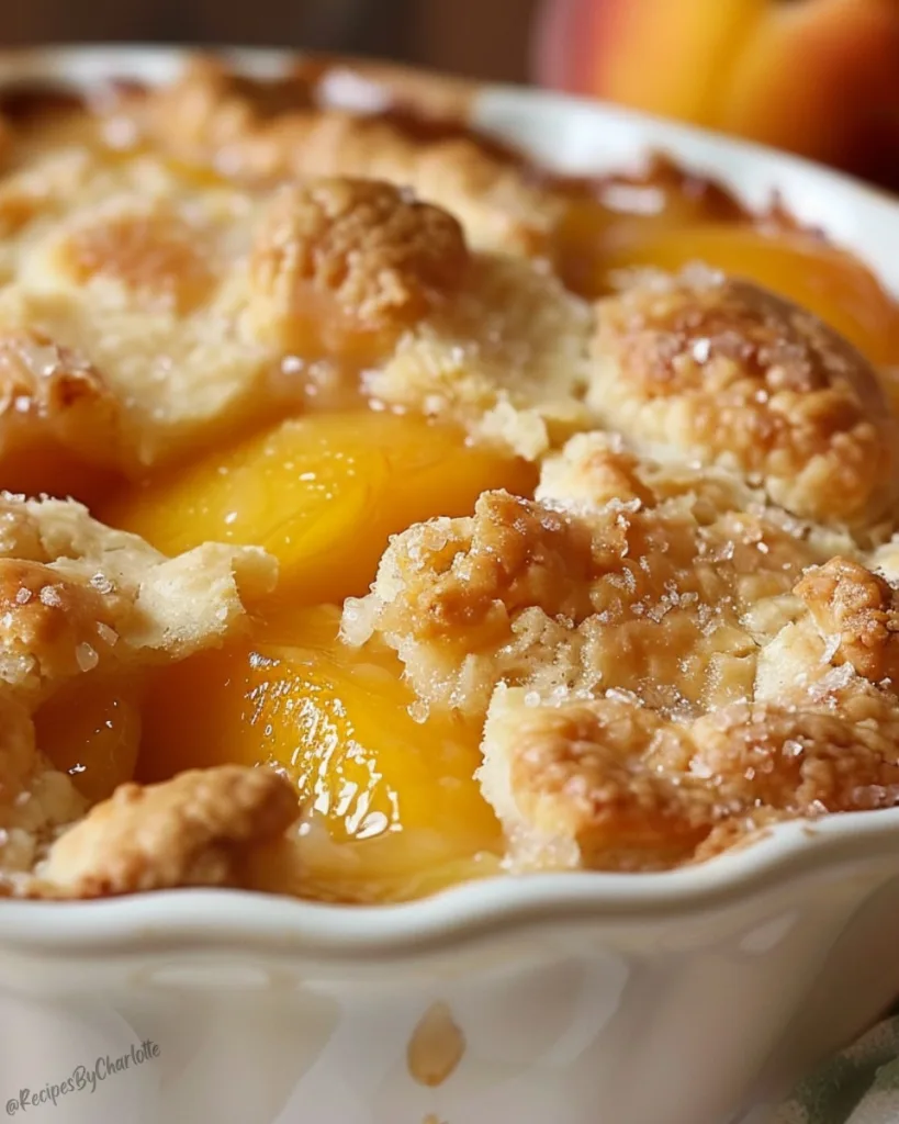 Peach Cobbler Recipe 1