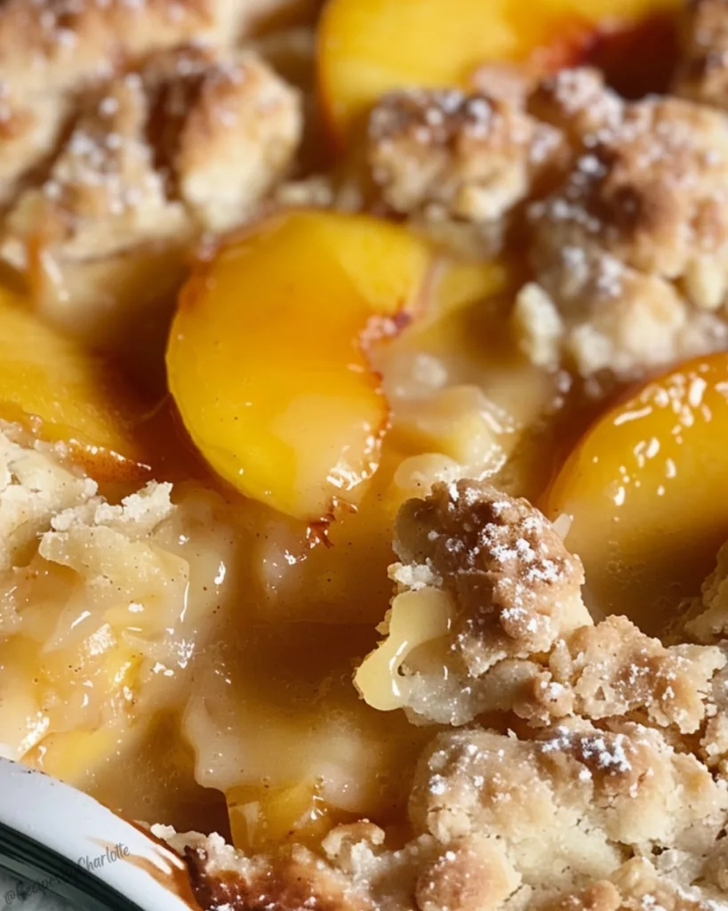 Peach Cobbler Recipe 3