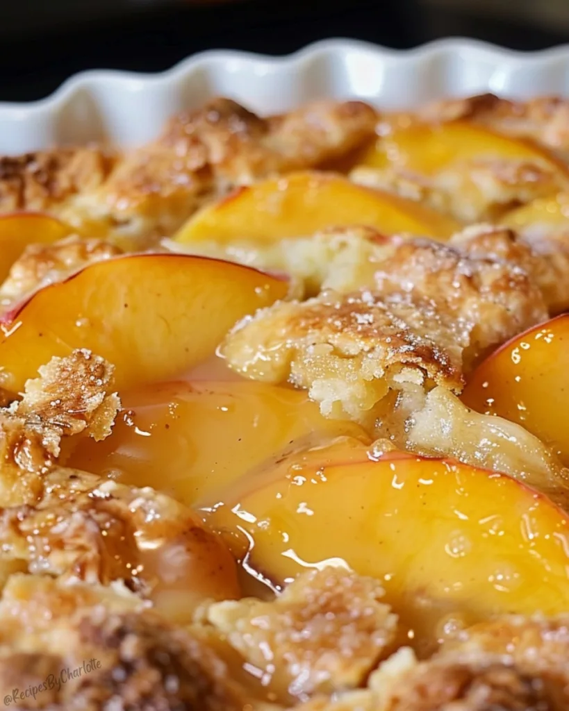 Peach Cobbler Recipe 4