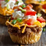 Taco Cupcakes Recipe