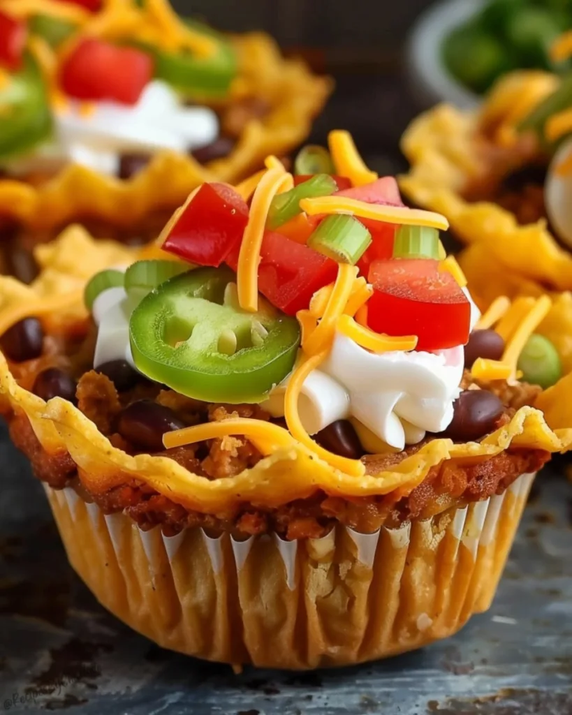 Taco Cupcakes 2
