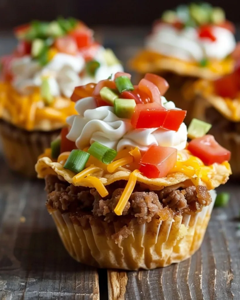 Taco Cupcakes 3