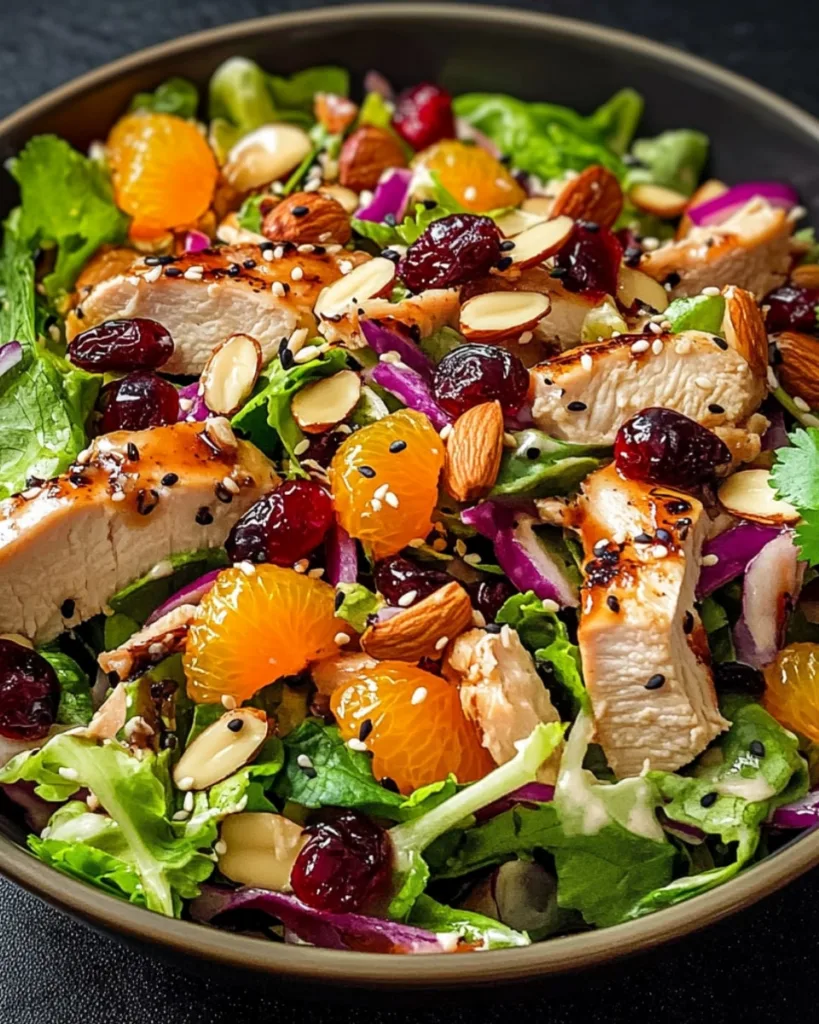 Asian Chicken Cranberry Salad 4