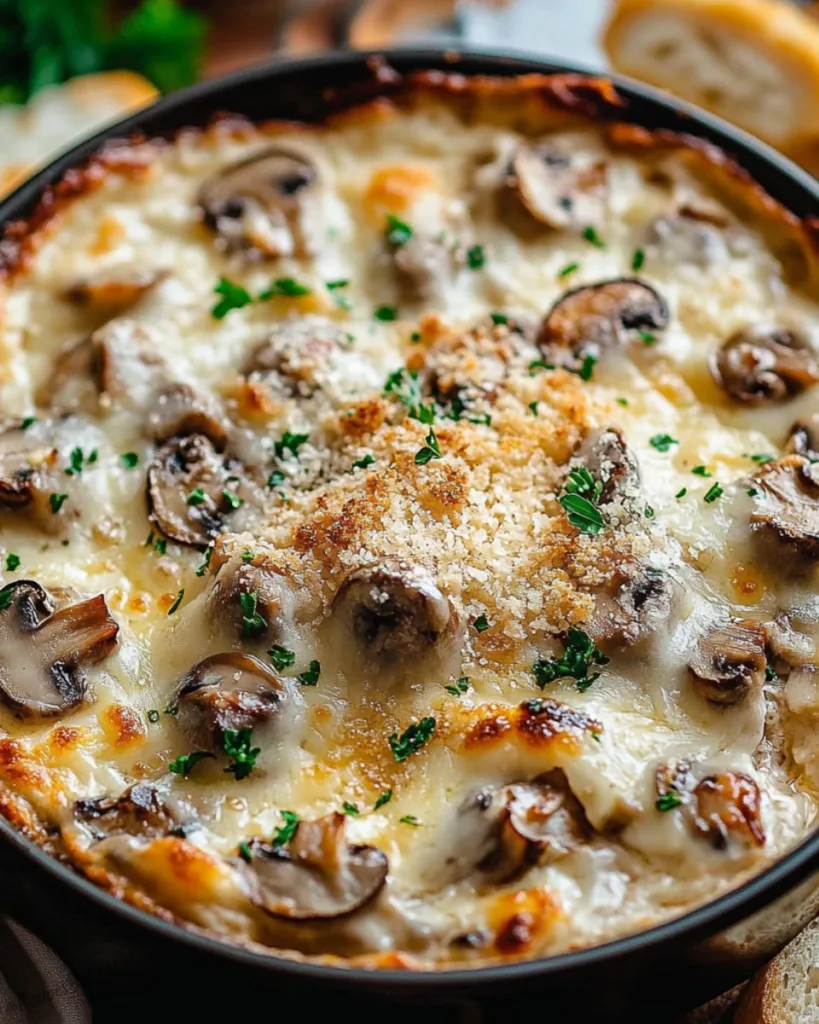 Stuffed Mushroom Dip 4