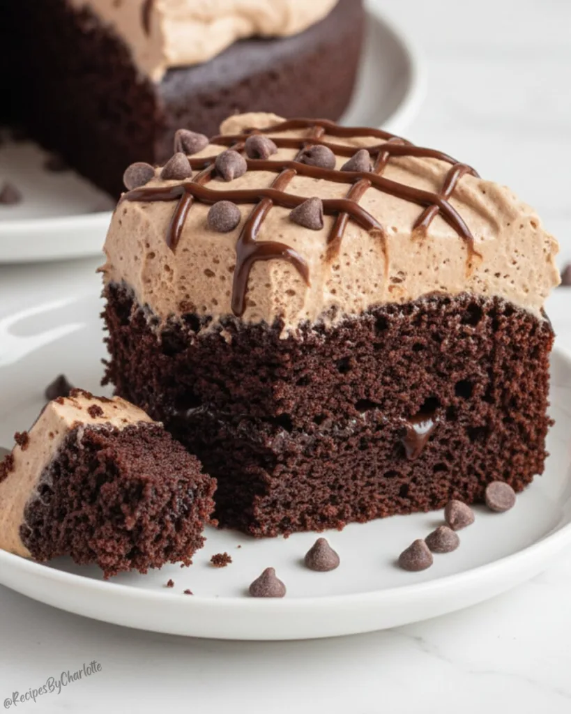 Chocolate Poke Cake 4