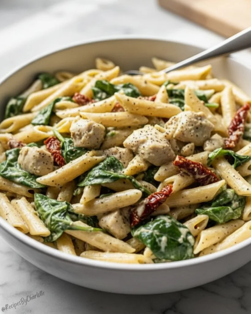 Creamy Chicken Pesto Pasta 6