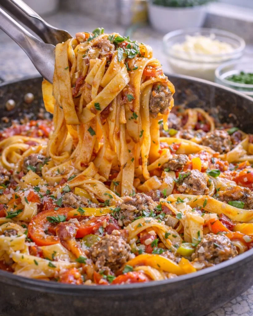 Italian Drunken Noodles 4