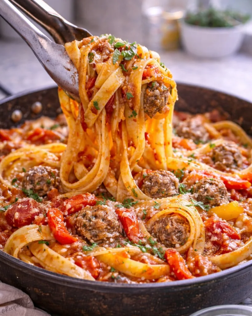 Italian Drunken Noodles 6