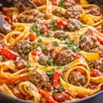 Italian Drunken Noodles Recipe