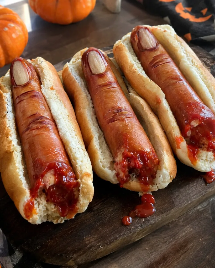 Halloween Hot Dog Fingers 1
