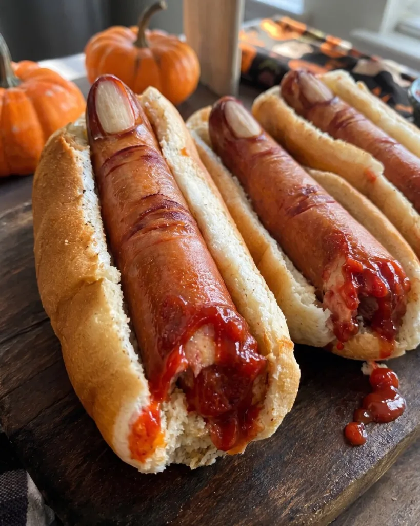 Halloween Hot Dog Fingers 4