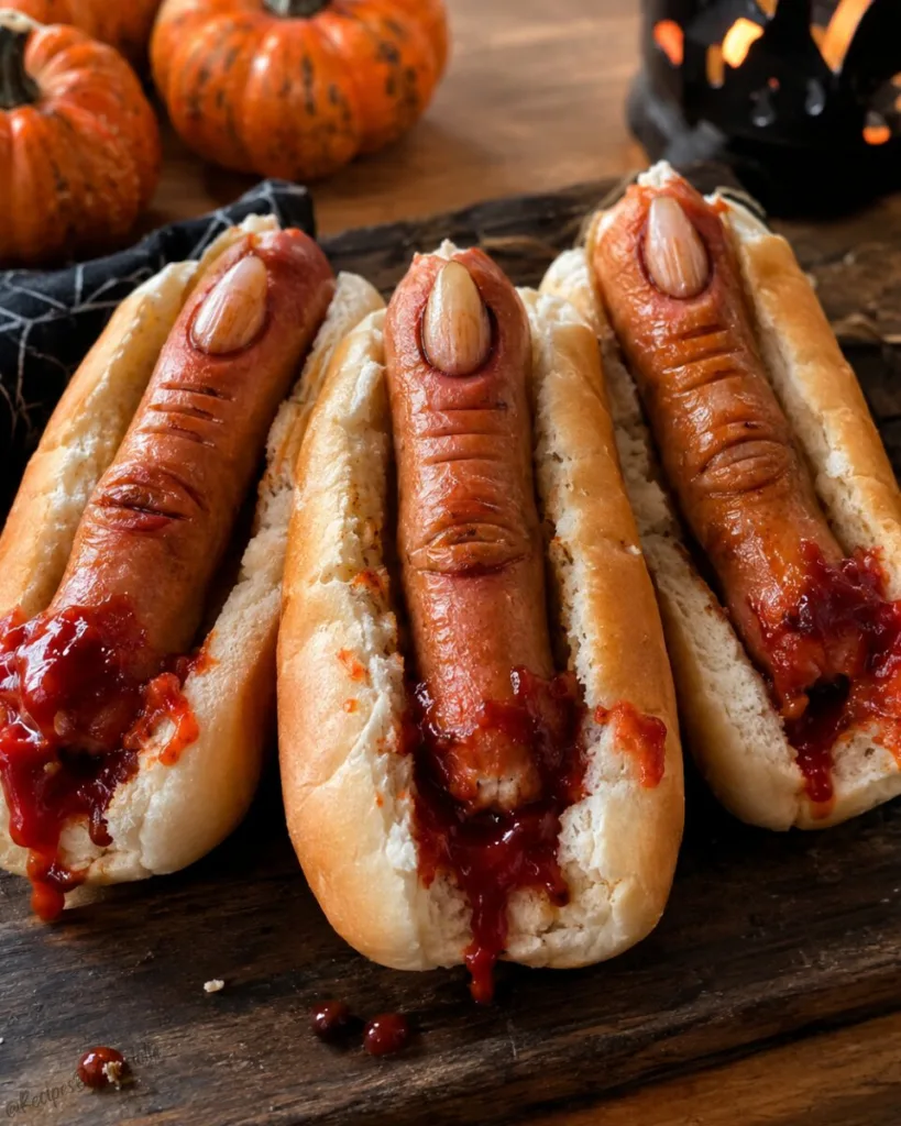 Halloween Hot Dog Fingers 6